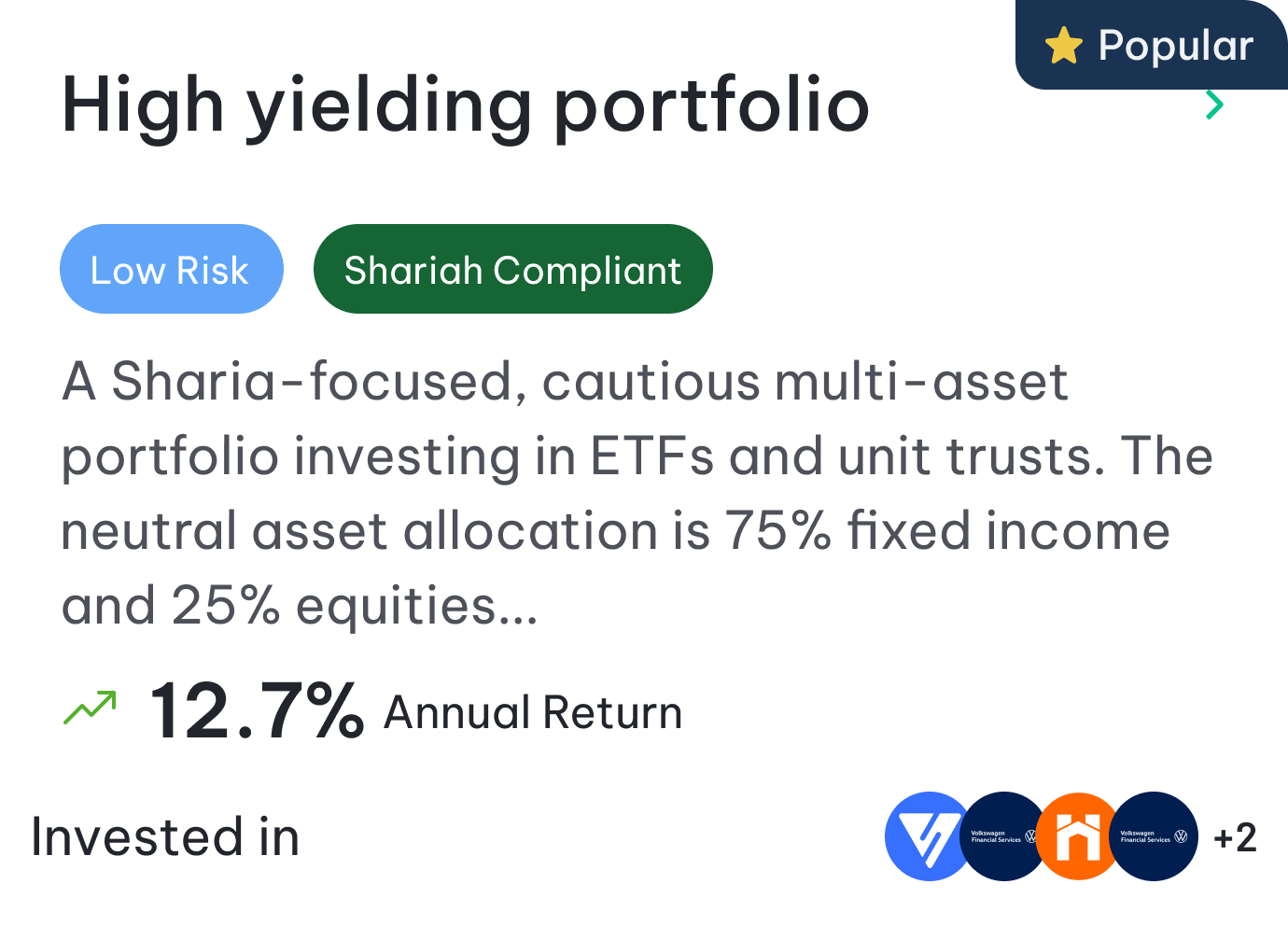 Islamic portfolio